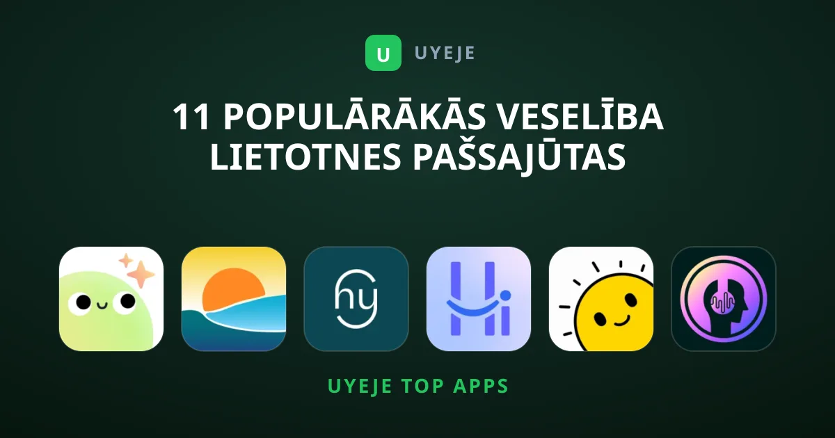11 Populārākās Veselība Lietotnes Pašsajūtas Uzlabošanai